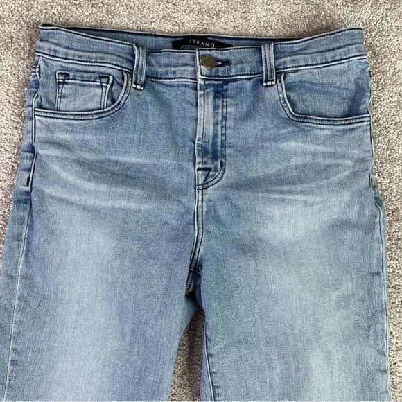J Brand Jeans Women’s 28 Blue Straight Capri Mid-Rise Light Wash Denim Ruby - Picture 2 of 14